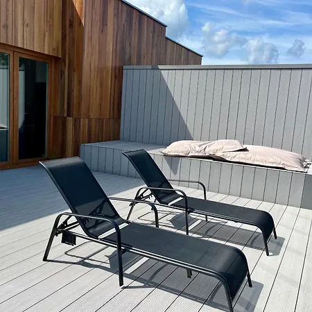 Penthouse Mit Meerblick Und Dachterrasse In Bei Mielno アパート Gąski