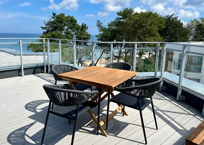 Penthouse Mit Meerblick Und Dachterrasse In Bei Mielno